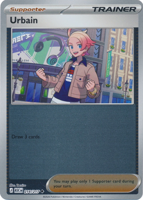 Ascended Heroes Urbain #214/217 Reverse Holo